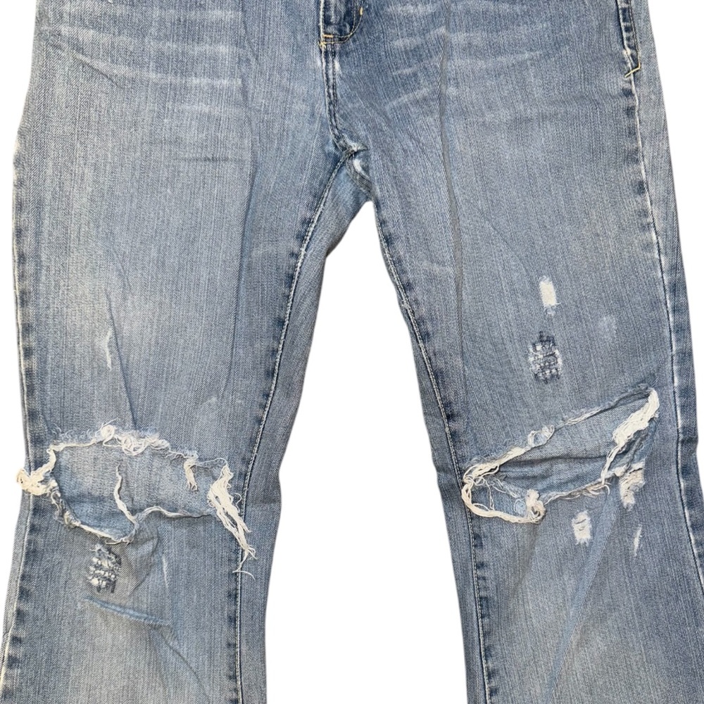 Light Blue Distressed Jeans - Picture 9 of 16